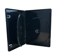 TodoMedia W/ 4K UHD Logo Premium Black 12.5mm Triple Blu-Ray Case w/Tray...