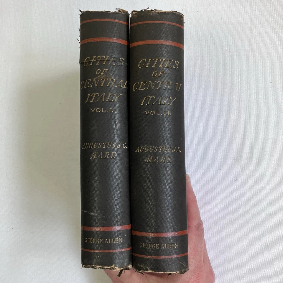 Cities of Central Italy - Augustus J. C. Hare - Volumes I & 2 Hardcovers 1st Eds - Image 2 of 4