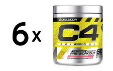 6 x Cellucor C4 Original, Strawberry Margarita - 402g (78,77 EUR/kg)