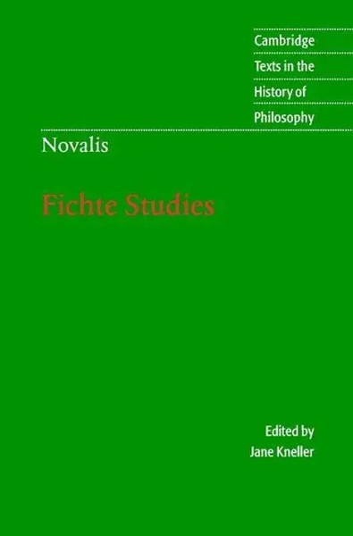 Novalis Fichte Studies Novalis Taschenbuch Kartoniert / Broschiert Englisch 2017-image