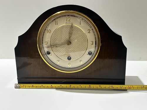 Bentima Perivale British Westminster Chime 8-Day Mantel Clock – Spares or Repair - Picture 5 of 9