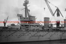 F039291 HMS Inflexible Fitting Out Stages John Brown and Co Shipyard Clydeside 1