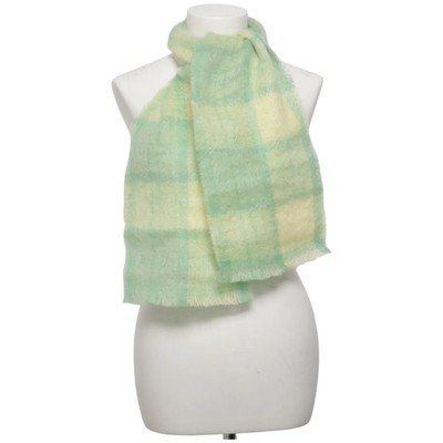 Foxford, Schal, Damen, Mohair/Wolle, Grün/Gelb, Karo, 150 cm, 22 #mJs