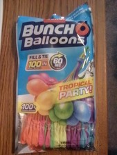 Zuru Bunch O Balloons Tropical Party Self-Sealing Water Balloons,Brand New