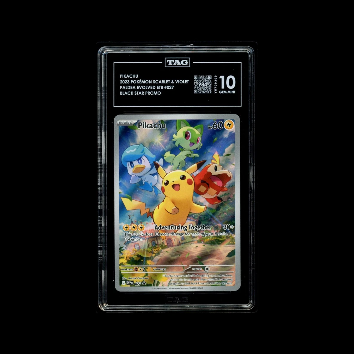 Pokémon TCG Grade 10 Pikachu Individual Collectible Card Game