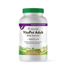NaturVet VitaPet Adult Daily Vitamins for Dogs with Breath Aid - Vitamins