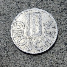AUSTRIA 🇦🇹 TEN (10) GROSCHEN COIN 1971