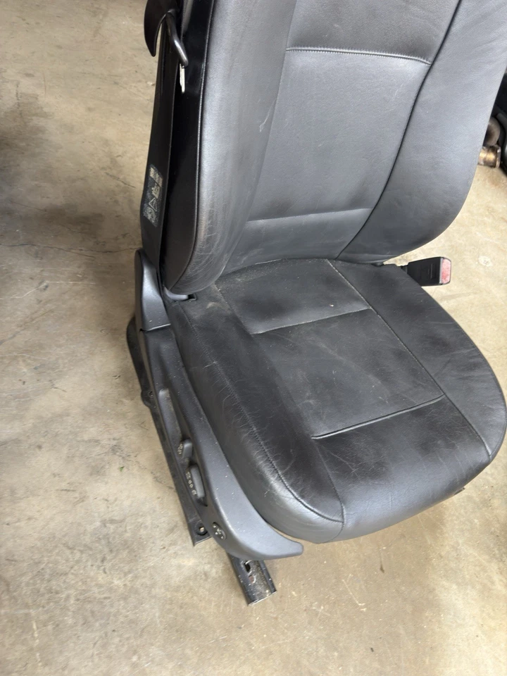 BMW 330CI 330Ci E46 cupé pasajero asiento eléctrico cuero negro se adapta 01-06 Foto 4 de 4