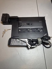 IBM Lenovo ThinkPad Mini Dock Series 3 Type 4337 w/ 90W AC Adapter With 2 Keys