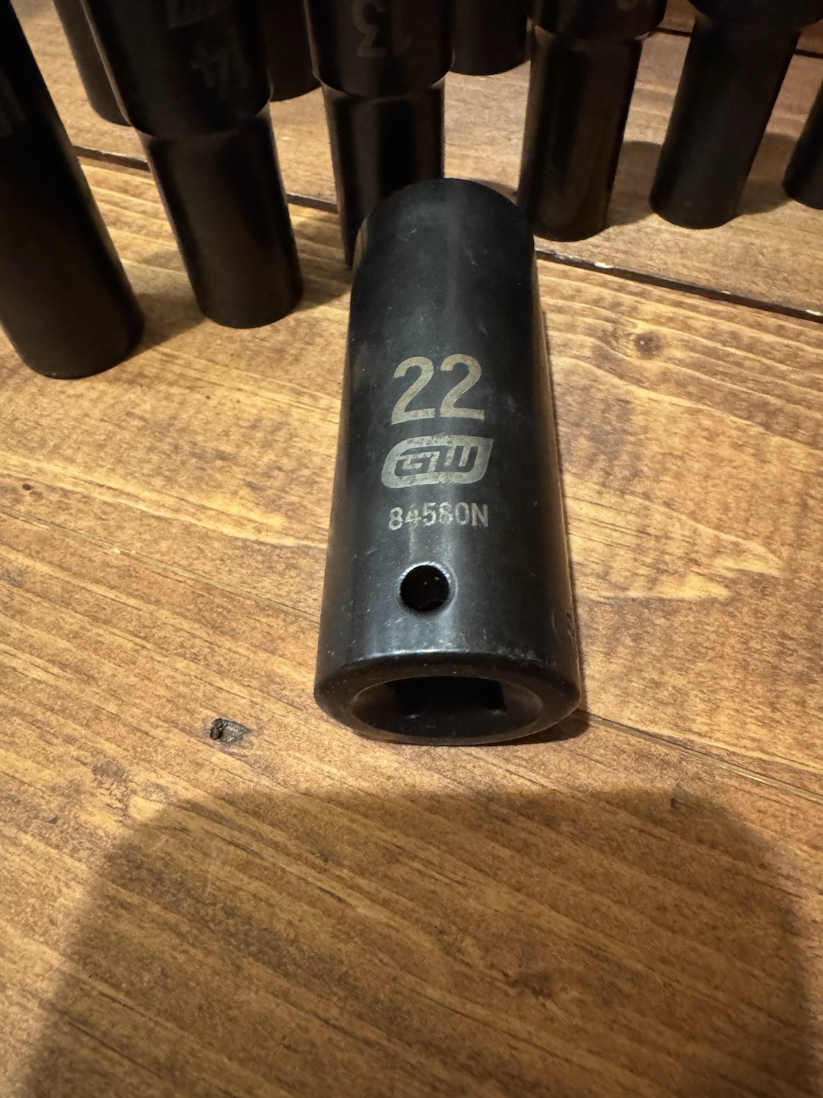 GearWrench 1/2" Drive 6 Point Metric Impact Deep Socket Set (10-22mm) - 12 Piece