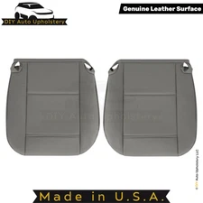 1998-2005 Fits BMW 3 Series E46 Genuine Leather Front Bottom Seat Covers Gray
