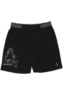 Reebok Shorts Herren kurze Hose Bermudas Sportshorts Gr. M Schwarz #6204ym5