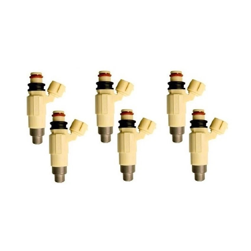 Inyector de combustible 6 piezas 1571052D00 para Suzuki XL-7 2001 Grand Vitara 2002-2006 2,7 L  Foto 2 de 4