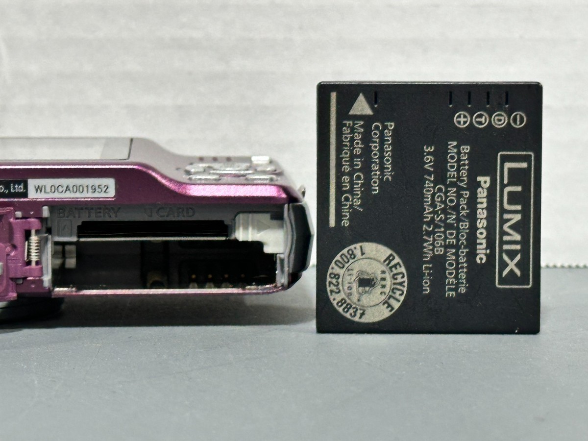 Panasonic Lumix DMC-FH20 14.1 MP 8x Optical Zoom Purple Compact