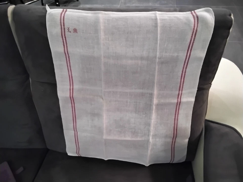 28 Anciens Grands Torchons En Métis Et Lin Lavés Et Repassés  En Très Bon État - Photo 4/4