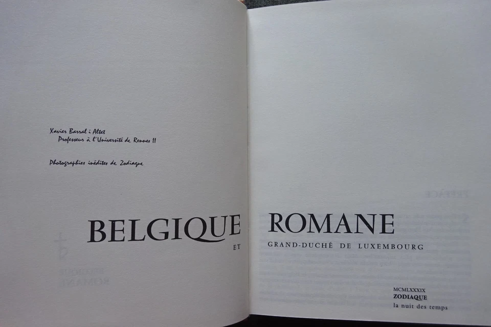 BELGIQUE ROMANE-1989-HISTOIRE-ÉDITIONS DU ZODIAQUE-COLLECTION LA NUIT DES TEMPS - Photo 2/4