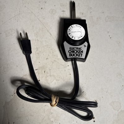#ad Wear Ever Vintage Electric Chicken Bucket Pressure Cooker Power Supply Only $27.99