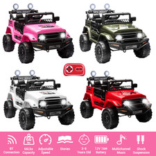 2 Seater Electric Vehicle Toy 12V Kids Ride On Car Truck Jeep w/Remote Control