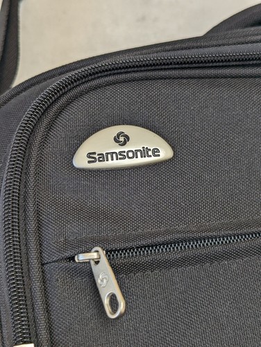 Samsonite Laptop mxt Bag Briefcase Black Travel Shoulder Strap - 40cm - New - Afbeelding 2 van 7