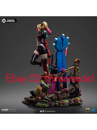 Iron Studios 1/10 DC HARLEY QUINN Gotham City Sirens Art Scale Statue DX Ver. - Picture 9 of 13