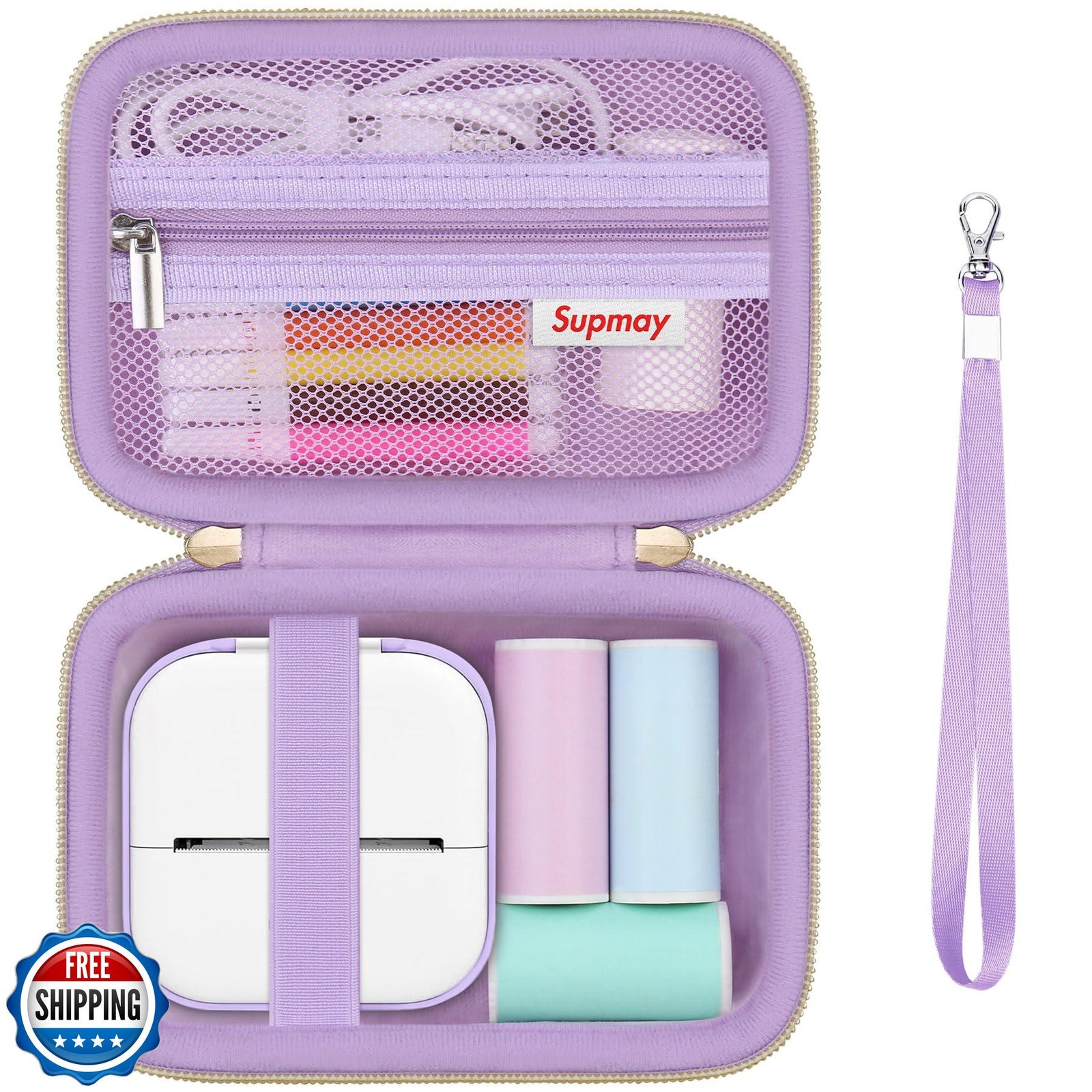 Supmay Sticker Printer Case Compatible with Memoking T02/for iDPR