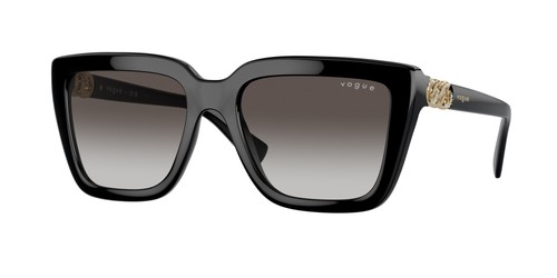VOGUE VO5575SB W44 8G Black Grey Gradient Black 55 mm Women's Sunglasses - Picture 3 of 3