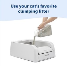 New PetSafe Self-Cleaning Cat Clumping Litter Box with Odor Control PAL00-17762