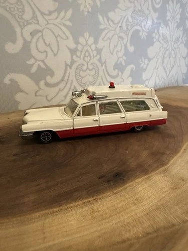 Vintage Dinky Superior Cadillac Ambulance Rescuer Great Condition (No Patient)