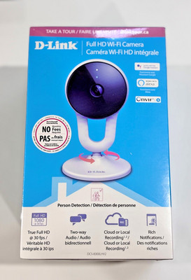 D-Link DCS-8300LHV2 1080p HD Indoor Wireless Wi-Fi  Security Camera Monitor New!
