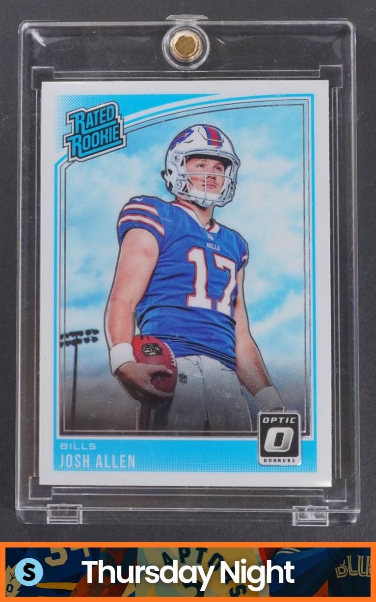 2018 PANINI DONRUSS OPTIC #154 JOSH ALLEN RATED ROOKIE RC