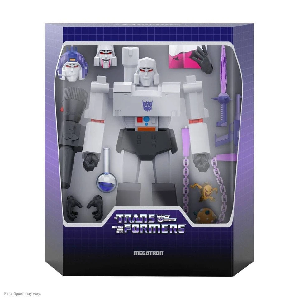 Transformers Ultimates Action Figura Megatron (G1 Cartoon) 20 Cm Super7 - Immagine 4 di 4