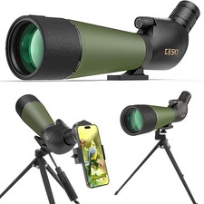 Updated 20-60x80 Spotting Scopes with Tripod, Carrying Bag and Quick Phone