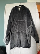 Excellent Condition Plus Size Grey Oversized Snug Hoodie Oodie