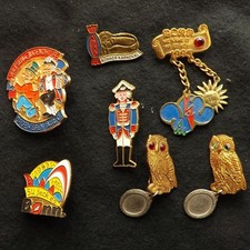7 Karneval Spangen Pins Köln Bonn Jugendhilfe RCV Prinzengarde Konvolut  ab 1983