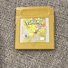 Nintendo Game Boy Color Console (no sound) with Pok&eacute;mon Gold Game Cartridge