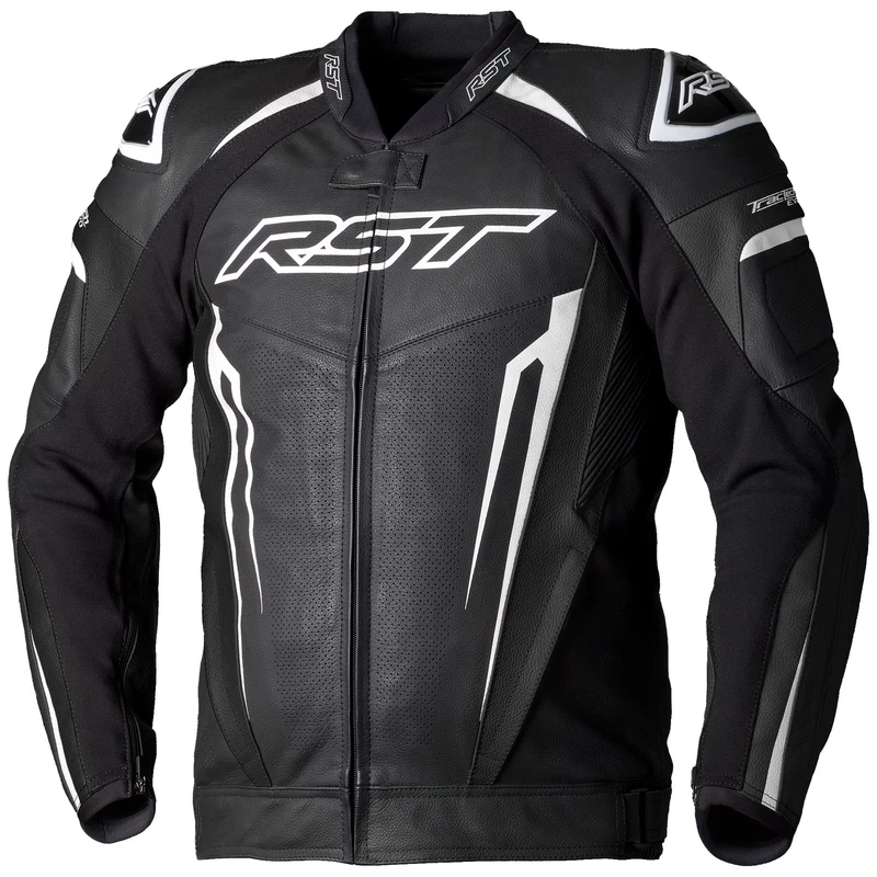 RST Tractech Evo 5 Leather Black White, photo 2 of 6