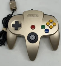 Official Nintendo 64 N64 Gold Limited Edition Authentic NUS-005 OEM Tested