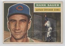 1956 Topps Hank Sauer (White Back) #41 0sc3