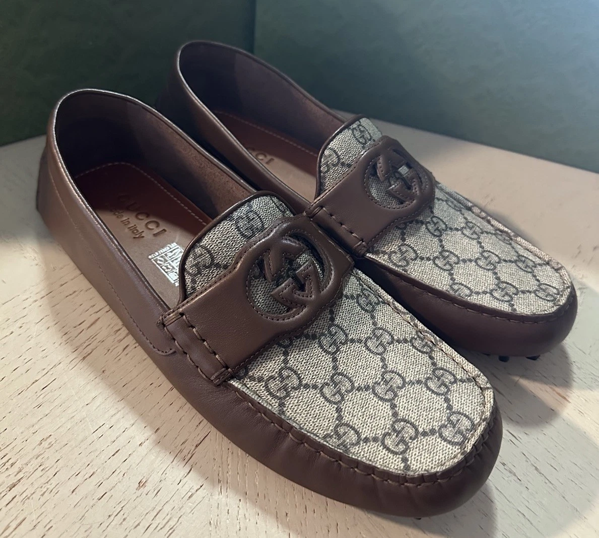 Preços baixos em Tênis Casual Marrom Mocassim Gucci para Homens | eBay