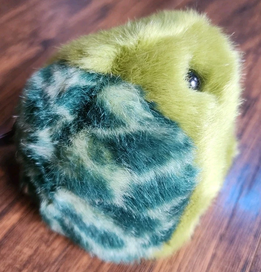 PUFFKINS by Swibco, "SHELLY" Turtle Tortoise, Vintage 1997, Plush Toy, W Tags - Image 3 of 4