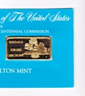 The Official Ingots of the United States - VIRGINIA - 1 OZ 24KT AU on .999 AG