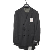 Calvin Klein X Charcoal Gray Wool Men's Pantsuit 42R 2-Piece Coat Pants