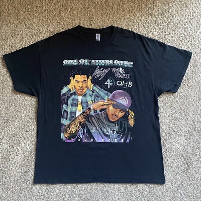 Chris Brown Lil Baby One Of Them Ones Concert Tour T Shirt Mens Large Black 2022