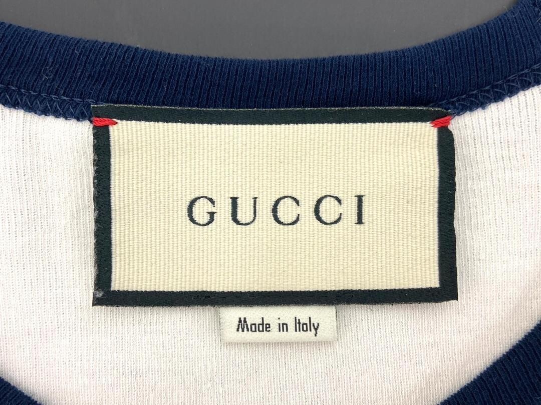 GUCCI Tops T-Shirt Womens Size XS Beige tennis racket GUCCI Tops T-Shirt Womens Size XS Beige tennis racket