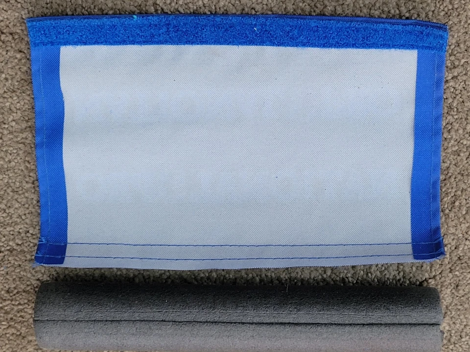 old school NOS National Pro 1980s Original handle bar pad bmx bike blue - Image 3 of 4