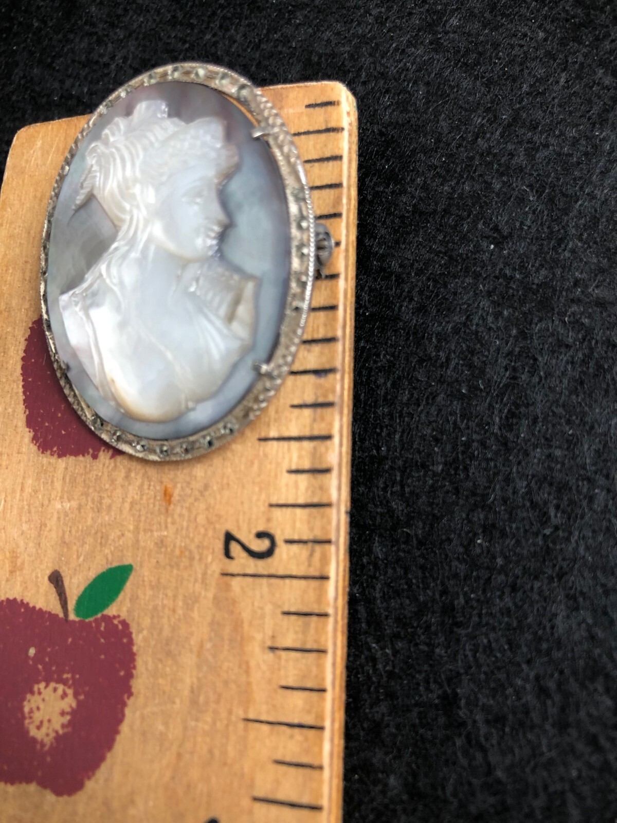 RAREDetailed Vintage Cameos Factory Naples 800 Silve… Gem