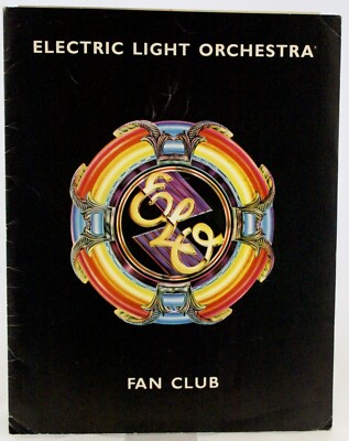 ELO Jeff Lynne Fanclub-Ordner Enthält Foto-Mitgliedskarte Merch-Flyer 1981