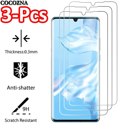 3X Tempered Glass Screen Protector For Huawei P40 P30 P20 Lite Mate 20 Honor 10 - Picture 2 of 6
