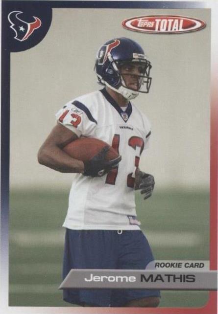 Jerome Mathis 2005 Topps Total - Jerome Mathis #451 (RC) for sale online | eBay