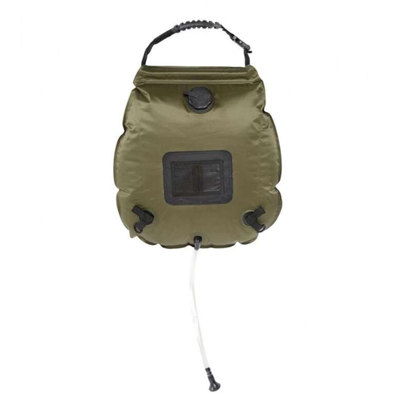 Douche solaire Ares 20L pour bivouac et camping militaire outdoor